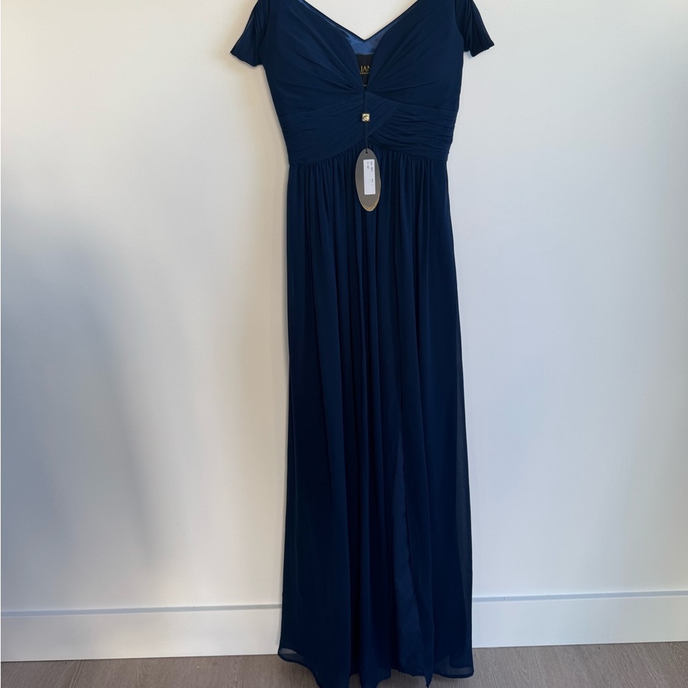 Chic Navy Blue Maxi Dress